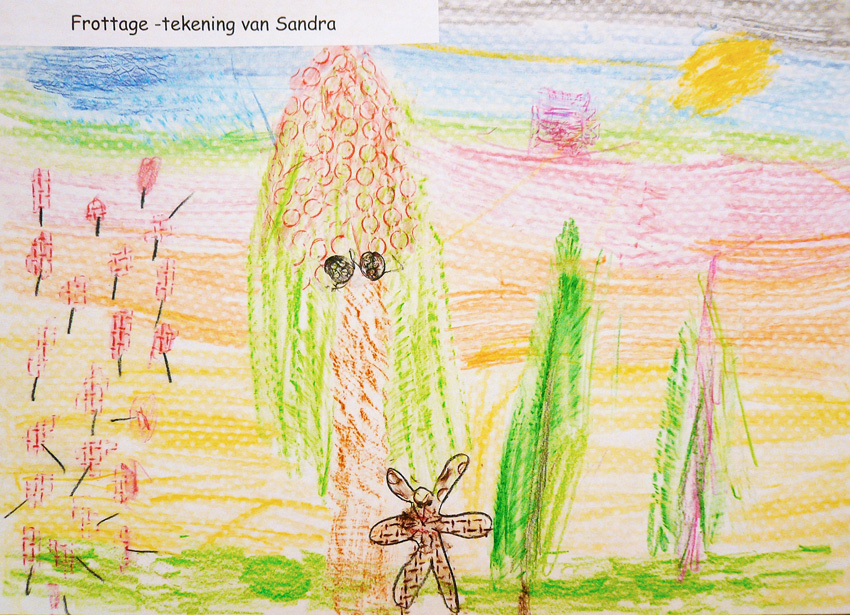 tekening van Sandra