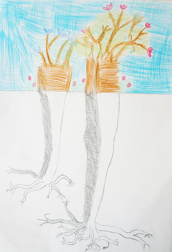 tekening van Nore